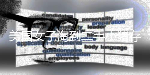 二手美国美元小猪女子淘到存钱发现罐 意外
