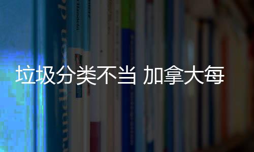 每年拿大垃圾不当万元分类 加损失数百