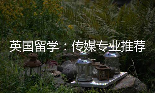 媒专留学传英国业推荐